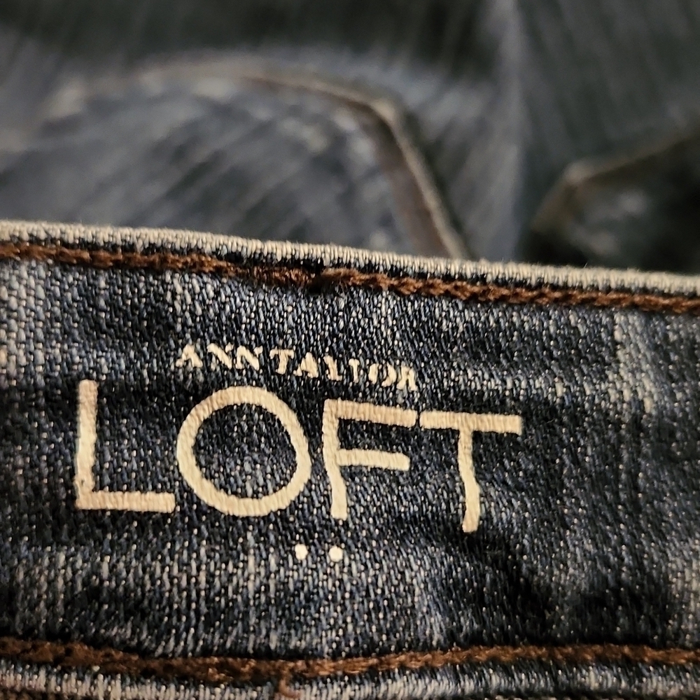 Ann Taylor Loft Womens Jeans Size 6 Petite Modern Straight Denim - Picture 13 of 15